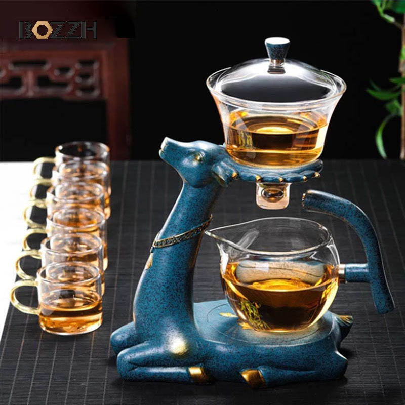 BOZZH-Kungfu Glass Tea Set, Cr - огляд і ціна Nettle Leaf Tea